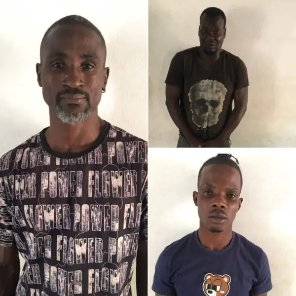 Trois présumés bandits arrêtés par la police à Liancourt