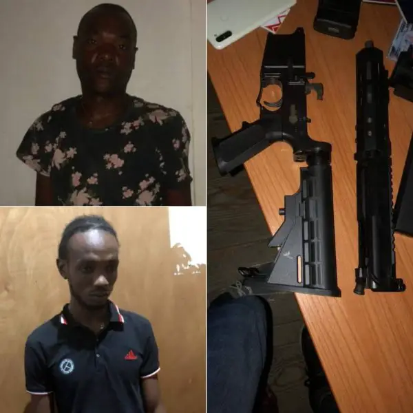 Deux individus appréhendés et un fusil d'assaut confisqué par la PNH à Jacmel