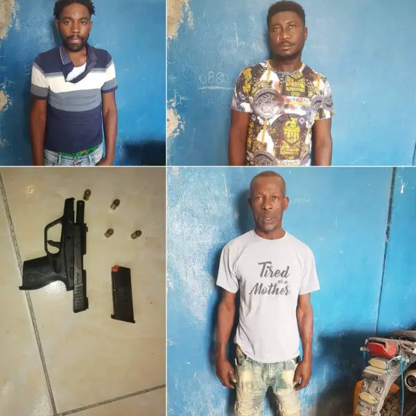 Mirebalais/Sécurité: Quatre (4) présumés bandits interpellés et une arme à feu saisie