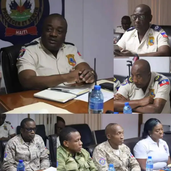 Haïti/Insécurité: Frantz Elbé et les directeurs départementaux discutent de la situation sécuritaire du pays
